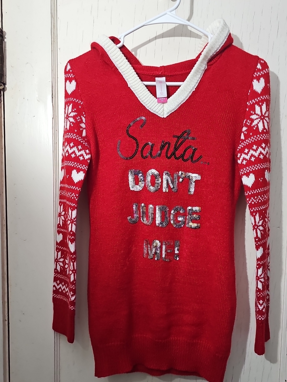 Womens Holiday Sweater Dress